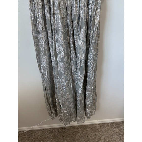 Jen's Pirate Booty Rising Star Monaco Maxi Dress – Silvery Sparkle Size Medium - Picture 4 of 7
